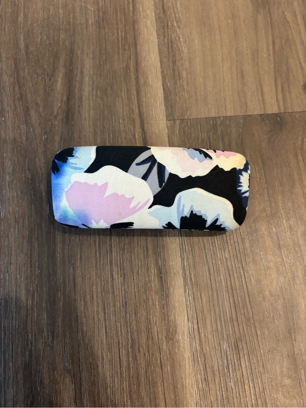 Vera Bradley Floral Eyeglass Case in Pink, Black & White